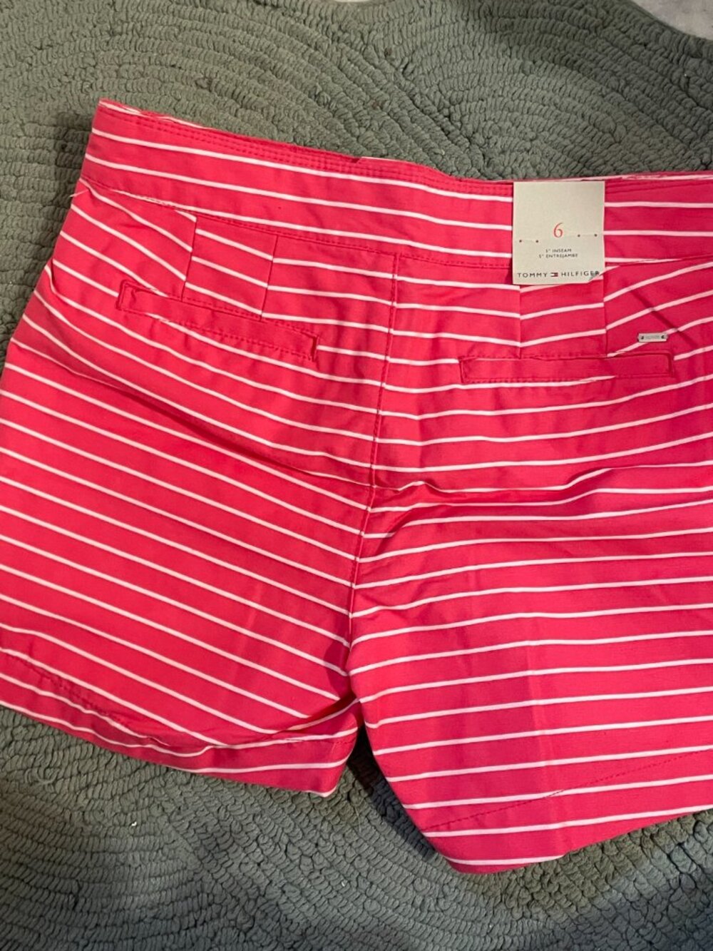 Tommy Hilfiger Nautical Stripe Shorts Size 6 NWT - Picture 3 of 5